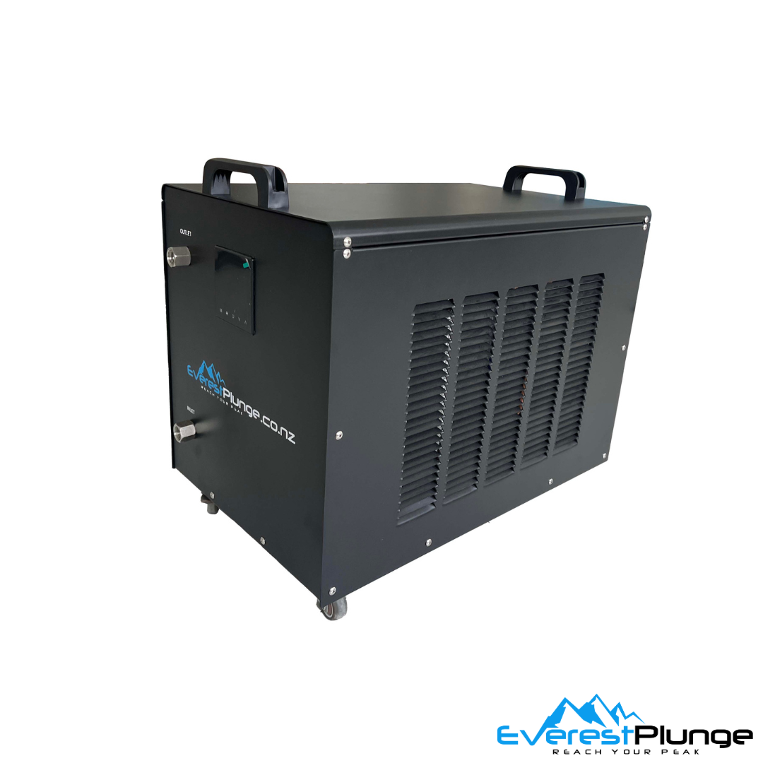 Black Cold plunge +  EP1™ 1HP UV Filtered Cooling Motor