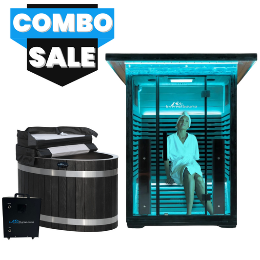 Obsidian Sauna + Obsidian Ice bath Deal