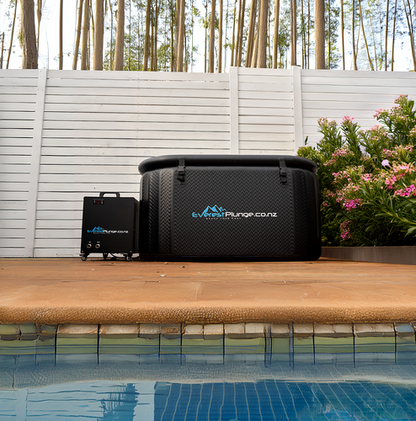 Black Cold plunge +  EP1™ 1HP UV Filtered Cooling Motor